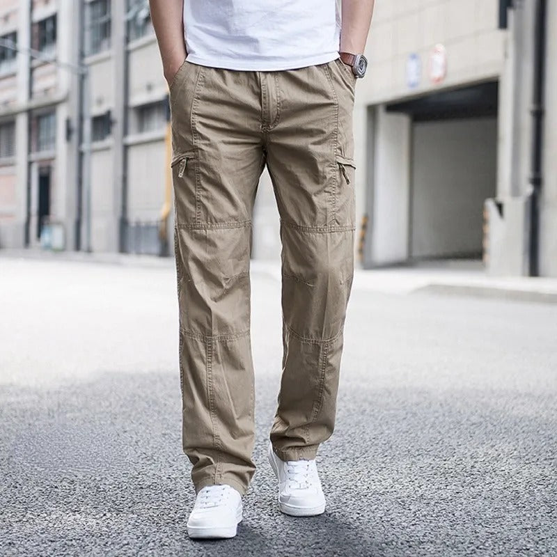 Hudson - Men's Relaxed-Fit Cargo Pants with Side Pockets