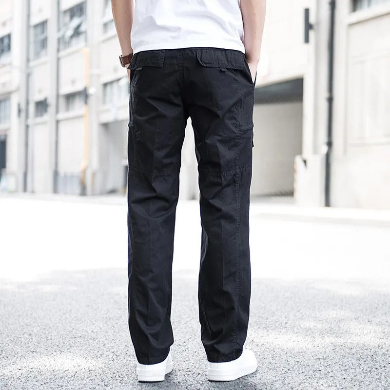 Hudson - Men's Relaxed-Fit Cargo Pants with Side Pockets