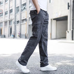 Hudson - Men's Relaxed-Fit Cargo Pants with Side Pockets