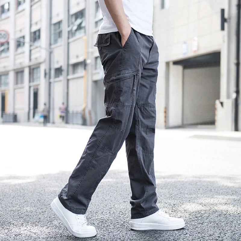Hudson - Men's Relaxed-Fit Cargo Pants with Side Pockets