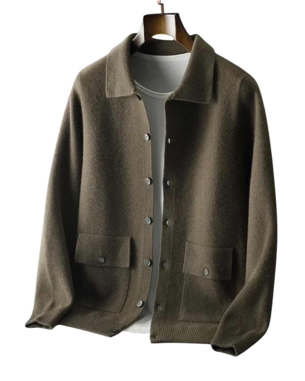 Jarrett - Men's Merino Wool Button Cardigan