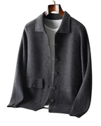 Jarrett - Men's Merino Wool Button Cardigan