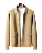 Jarrett - Men's Merino Wool Button Cardigan