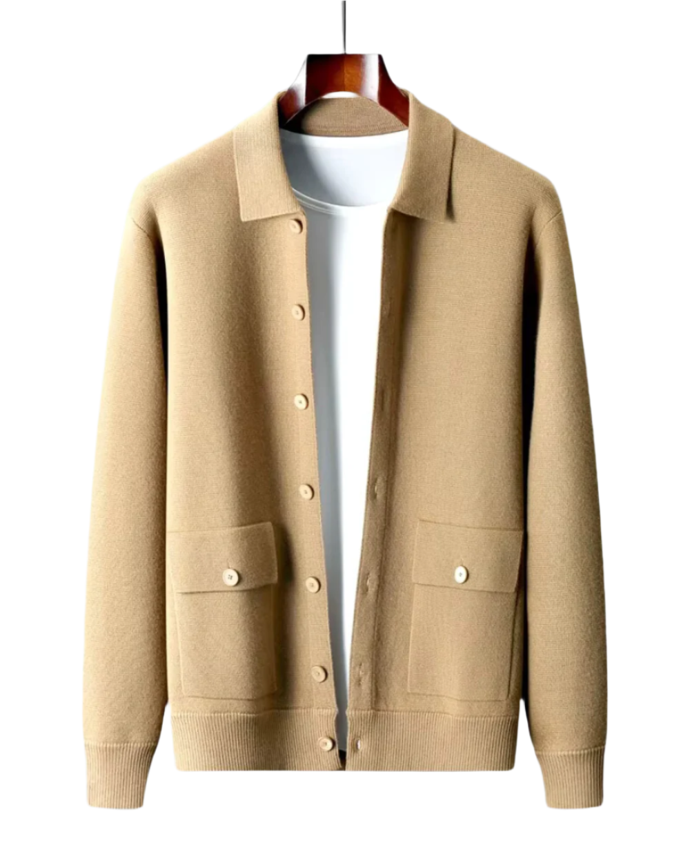Jarrett - Men's Merino Wool Button Cardigan