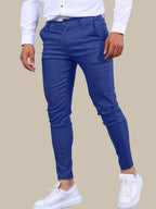 Jasper - Men's Tapered Chino Pants with Flat Front