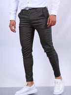 Jasper - Men's Tapered Chino Pants with Flat Front