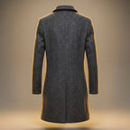 Jayden - Men's Single-Breasted Wool Coat with Tailored Lapels