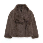 Kendra - Women's Oversized Faux Fur Jacket