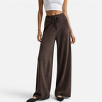 Kennedy - Women's Wide-Leg Cashmere Knit Pants