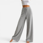 Kennedy - Women's Wide-Leg Cashmere Knit Pants