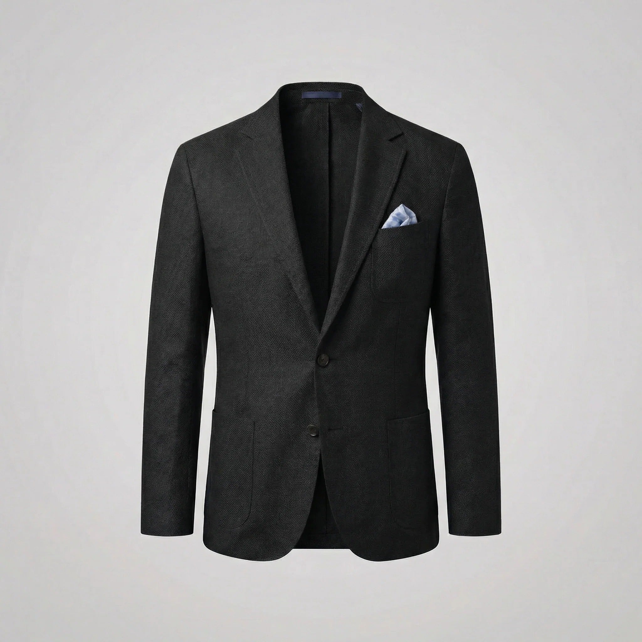 Lucian - Men's Unstructured Linen Blazer with Notch Lapels