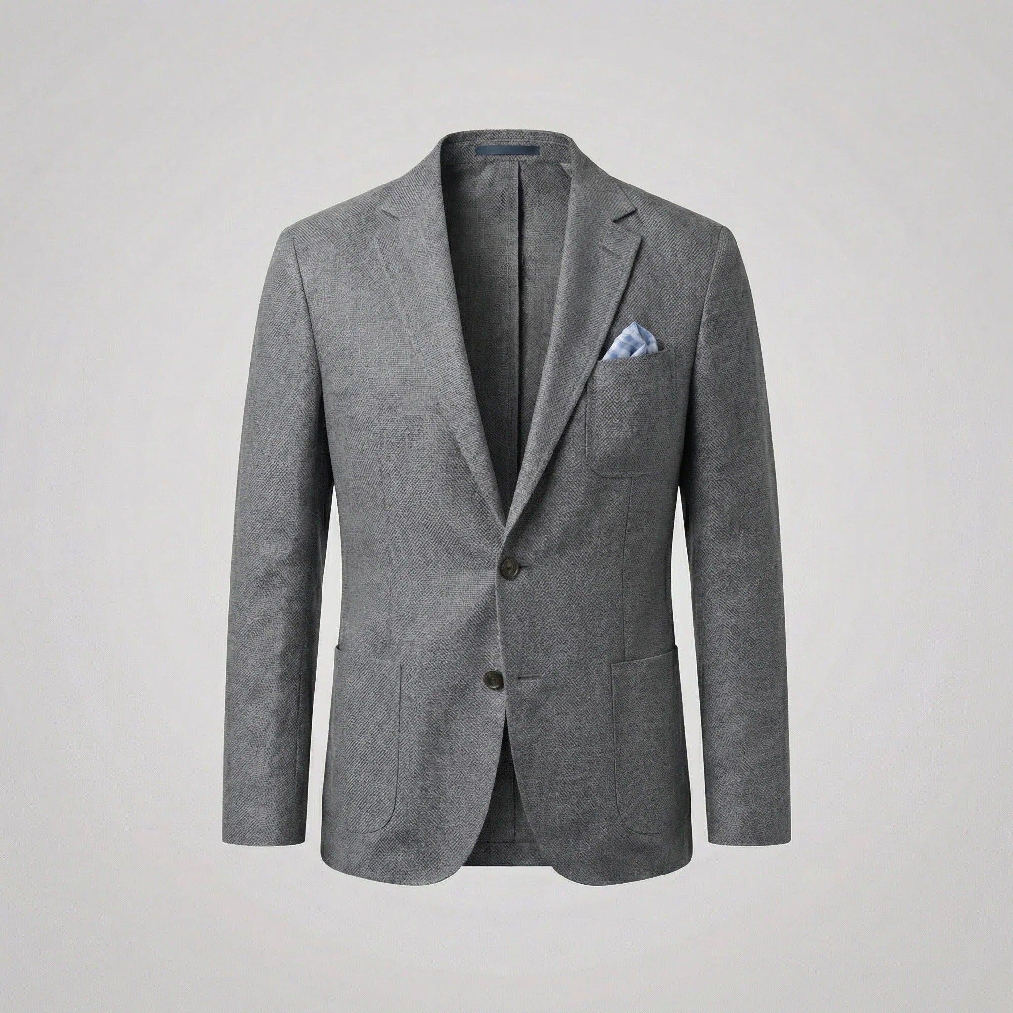 Lucian - Men's Unstructured Linen Blazer with Notch Lapels