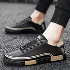 Lucio - Men's Lace-Up Sneakers with Mesh Panelling
