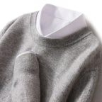 Lysander - Men's Ribbed Cashmere Blend Crewneck Sweater