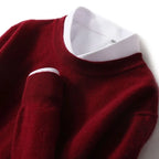 Lysander - Men's Ribbed Cashmere Blend Crewneck Sweater