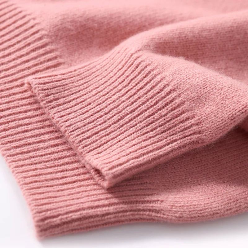 Lysander - Men's Ribbed Cashmere Blend Crewneck Sweater
