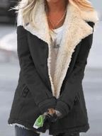 Magnolia - Women's Oversized Sherpa-Lined Jacket
