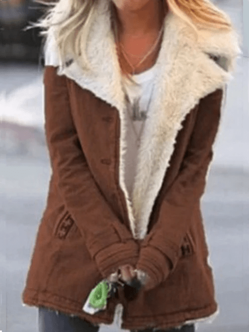 Magnolia - Women's Oversized Sherpa-Lined Jacket