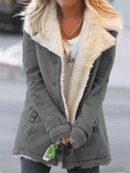 Magnolia - Women's Oversized Sherpa-Lined Jacket