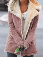 Magnolia - Women's Oversized Sherpa-Lined Jacket