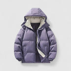 Marcus - Men's Quilted Puffer Jacket with Detachable Hood