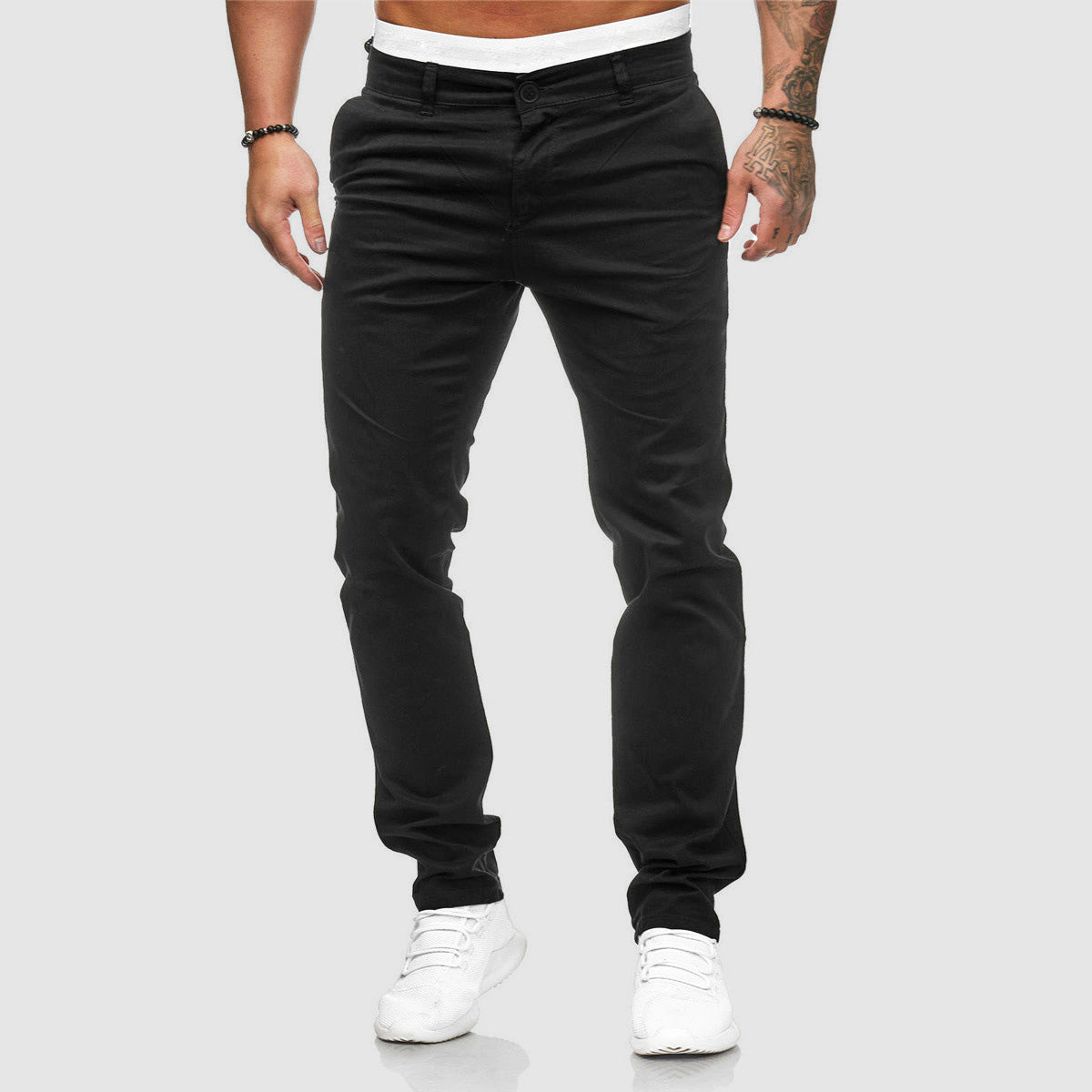 Marcus - Men's Slim Fit Tapered Trousers