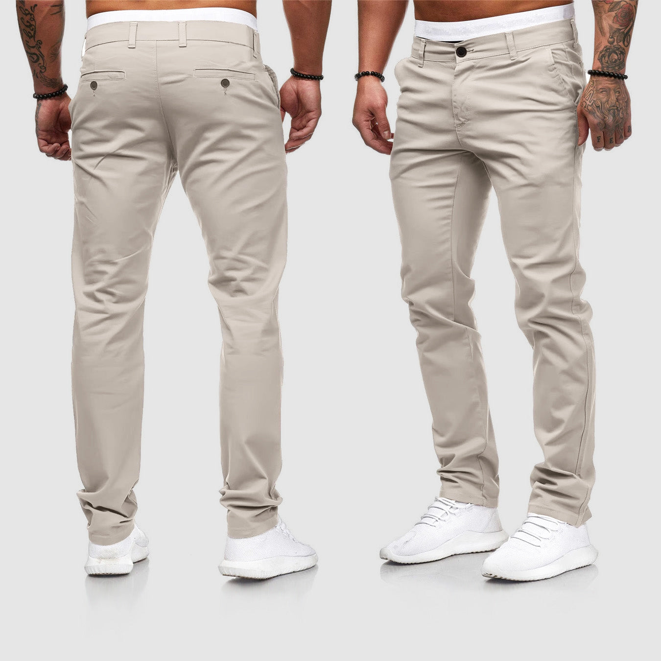 Marcus - Men's Slim Fit Tapered Trousers
