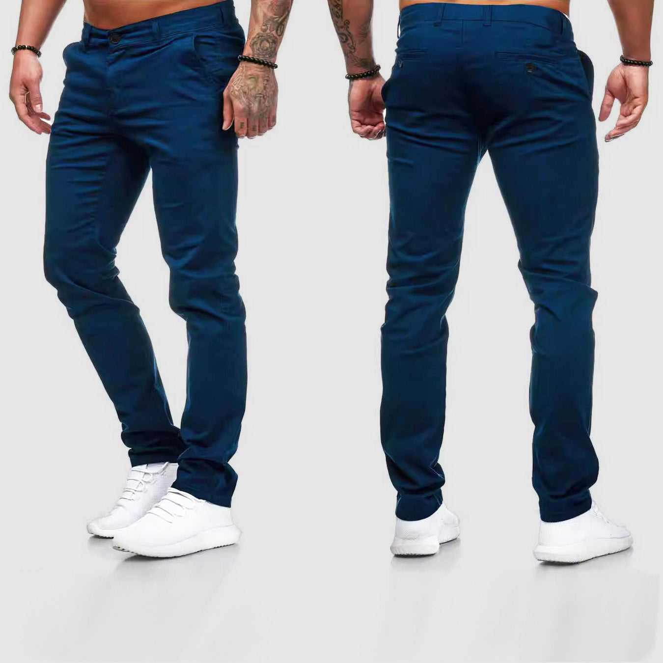 Marcus - Men's Slim Fit Tapered Trousers