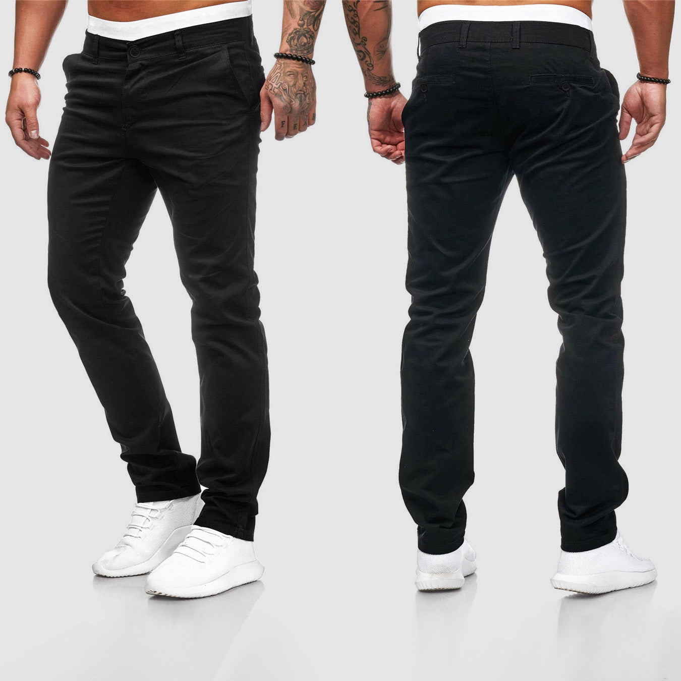 Marcus - Men's Slim Fit Tapered Trousers