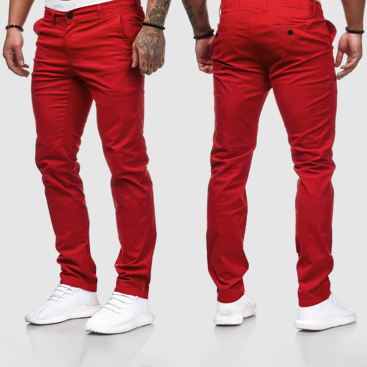 Marcus - Men's Slim Fit Tapered Trousers
