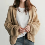 Margery - Women's Relaxed Knit Cardigan with Drop Shoulders