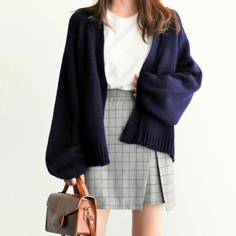 Margery - Women's Relaxed Knit Cardigan with Drop Shoulders