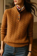Margot - Women's Cable-Knit Pullover 