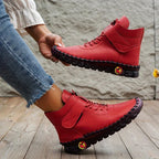 Margot - Women's Lace-Up Ankle Boots with Whipstitched Sole