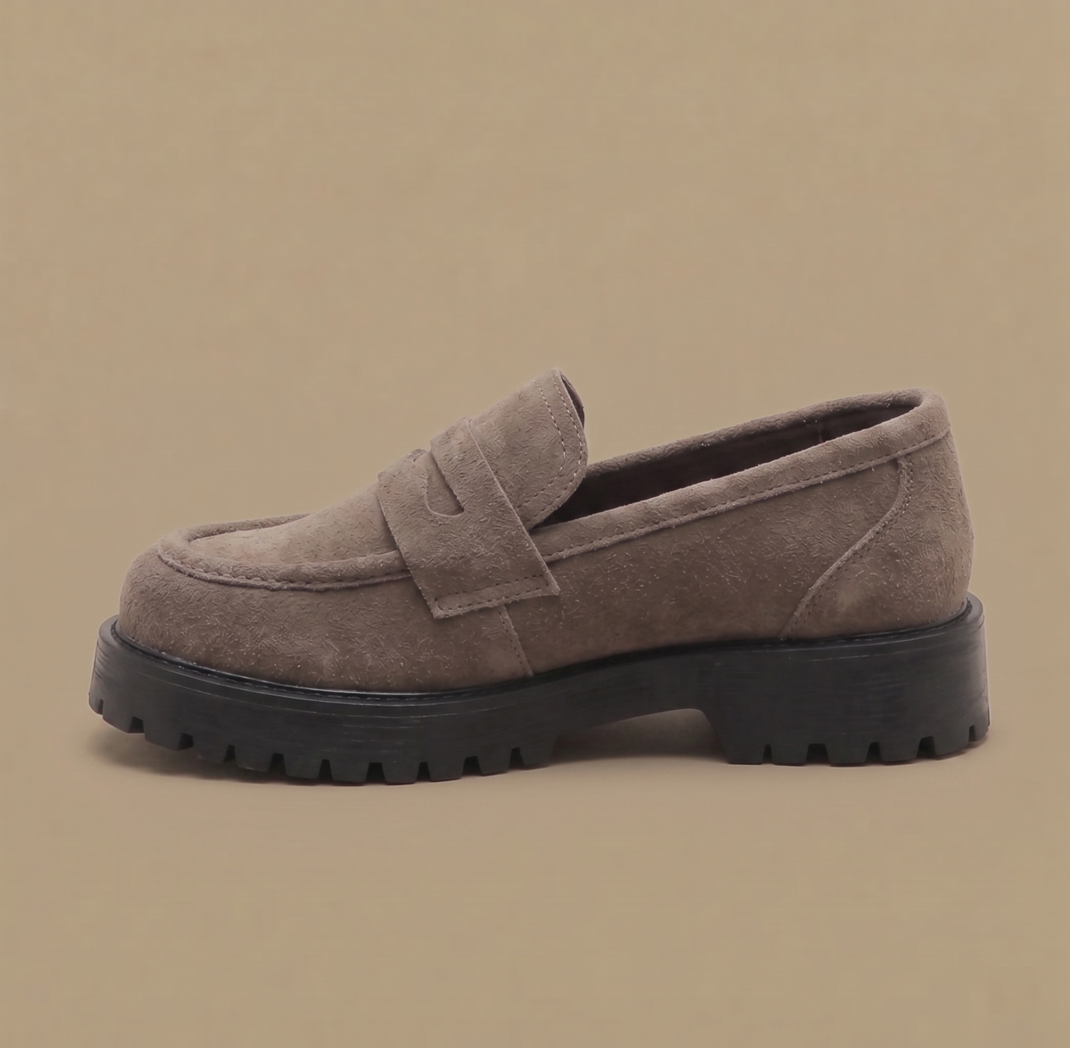 Margot - Women's Lug-Sole Penny Loafers