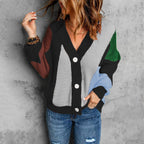 Mariana - Women's Ribbed Button-Front Cardigan
