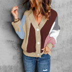 Mariana - Women's Ribbed Button-Front Cardigan