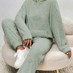 Marlowe - Women's Textured Hoodie and Tapered Lounge Pants Set