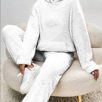 Marlowe - Women's Textured Hoodie and Tapered Lounge Pants Set