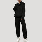Marlowe - Women's Textured Hoodie and Tapered Lounge Pants Set