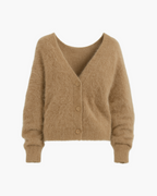 Natalia - Women's Relaxed Cardigan with Button Front