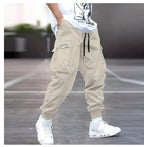 Nikolai - Men's Relaxed-Fit Cargo Joggers with Drawstring Waist
