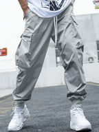 Nikolai - Men's Relaxed-Fit Cargo Joggers with Drawstring Waist
