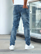 Orrin - Men's Tapered Denim Jeans with Subtle Fading