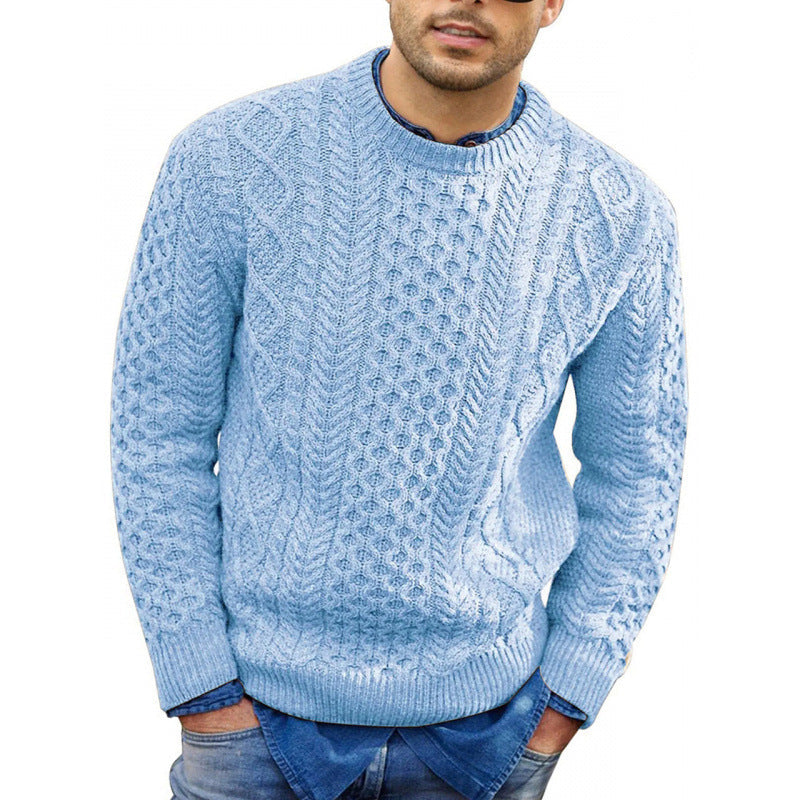 Orson - Men's Multi-Texture Crew Neck Sweater