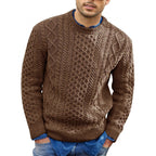 Orson - Men's Multi-Texture Crew Neck Sweater