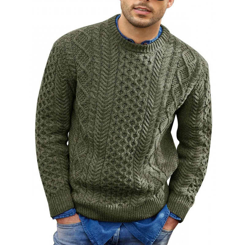 Orson - Men's Multi-Texture Crew Neck Sweater