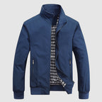 Orson - Men's Zip-Up Bomber Jacket with Ribbed Cuffs