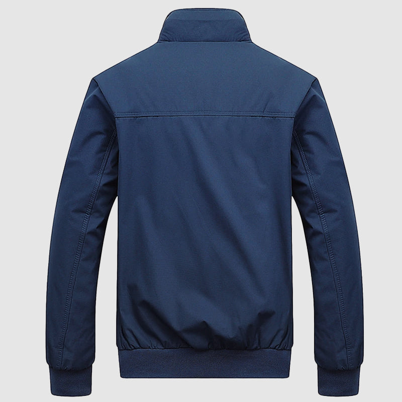 Orson - Men's Zip-Up Bomber Jacket with Ribbed Cuffs