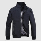 Orson - Men's Zip-Up Bomber Jacket with Ribbed Cuffs
